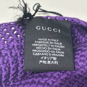 Gucci French Hat with tags color purple